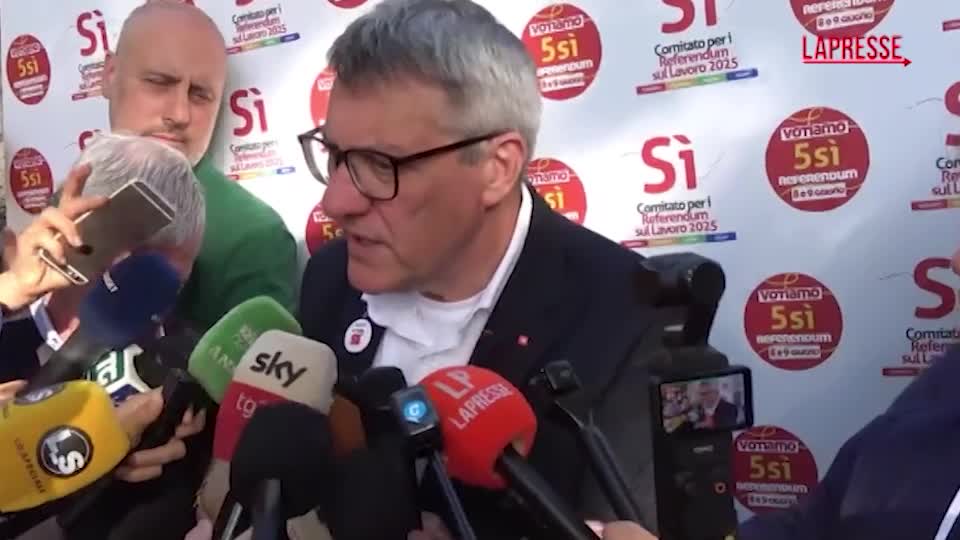 Referendum, Landini: “Quorum obiettivo assolutamente raggiungibile” Referendum, Landini: “Quorum obiettivo assolutamente raggiungibile”