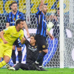 Pedro esulta dopo il gol dell'1-1 in Inter-Lazio