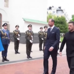 Ucraina, il principe ereditario di Norvegia incontra Zelensky