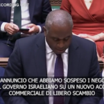 Medioriente, ministro Esteri Gb: “Stop accordi commerciali con Israele”