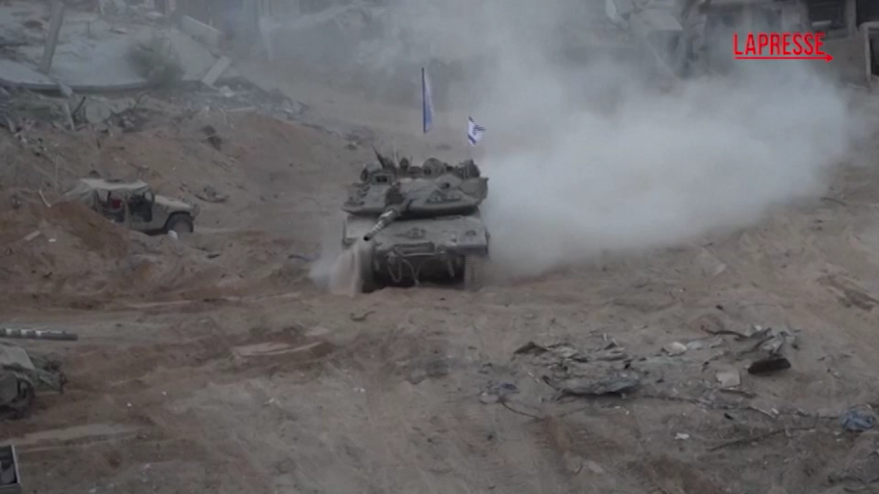 gaza in un video dell idf le truppe in azione nella striscia