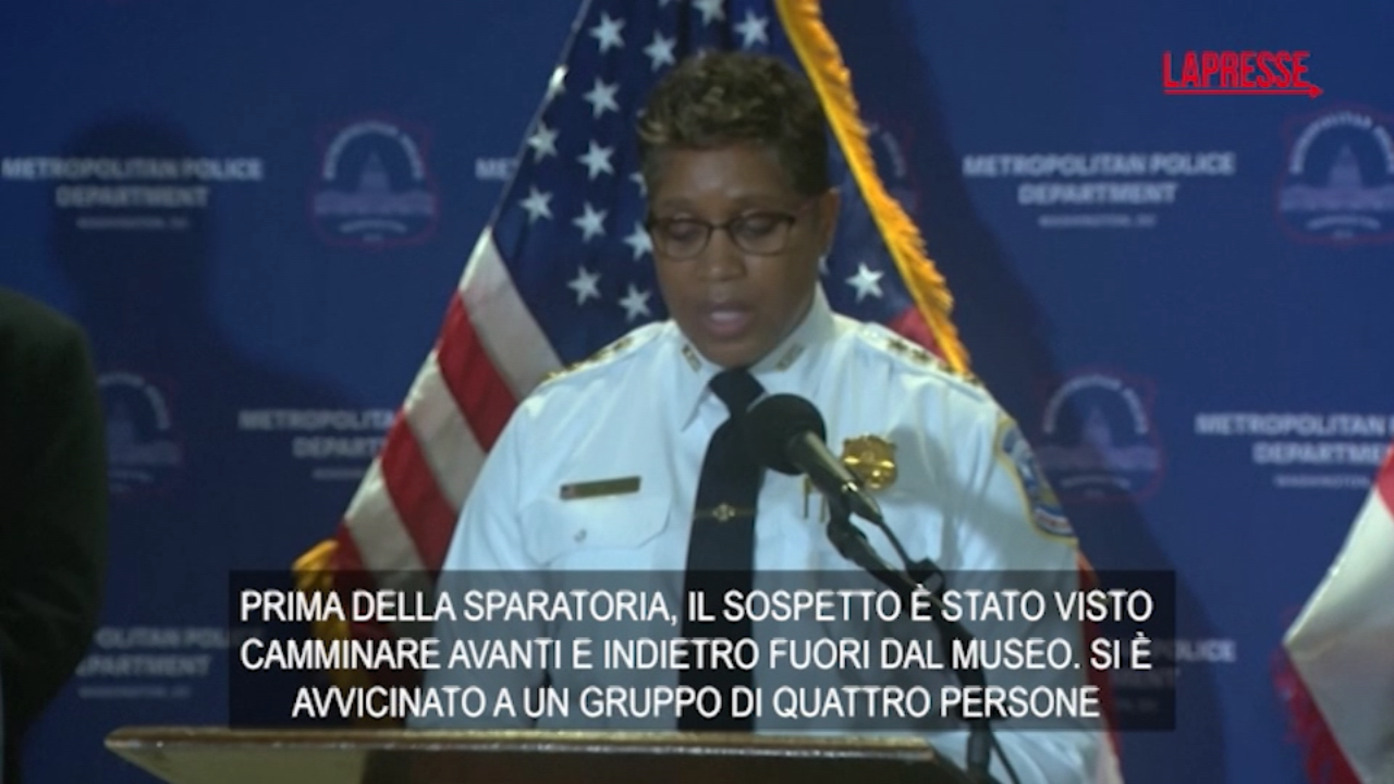 sparatoria a washington capa polizia il fermato ha cantato ‘palestina libera 