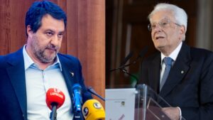 Ponte Stretto - Salvini Mattarella