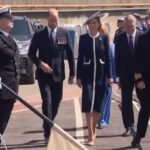 Regno Unito, Kate Middleton ‘battezza’ la fregata antisommergibile: le immagini