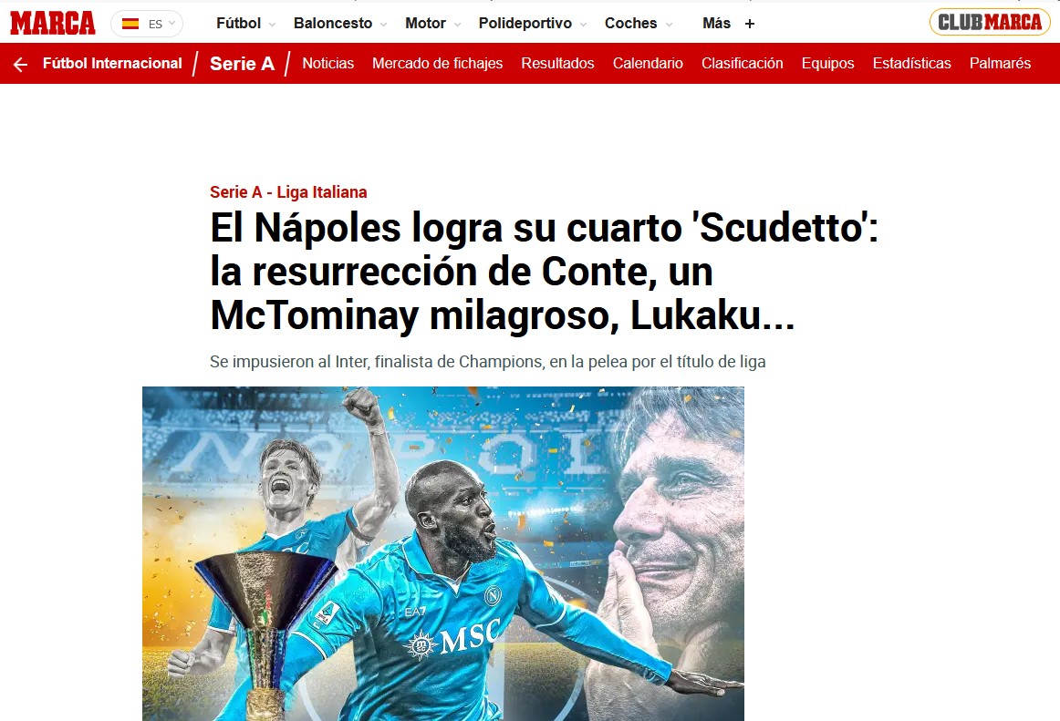 Scudetto Napoli, la vittoria sulla stampa internazionale Scudetto Napoli, la vittoria sulla stampa internazionale