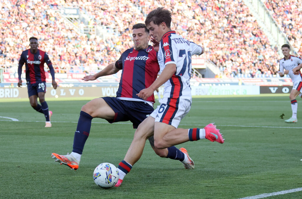 Bologna Genoa 1 3, doppietta del baby Venturino Bologna Genoa 1 3, doppietta del baby Venturino