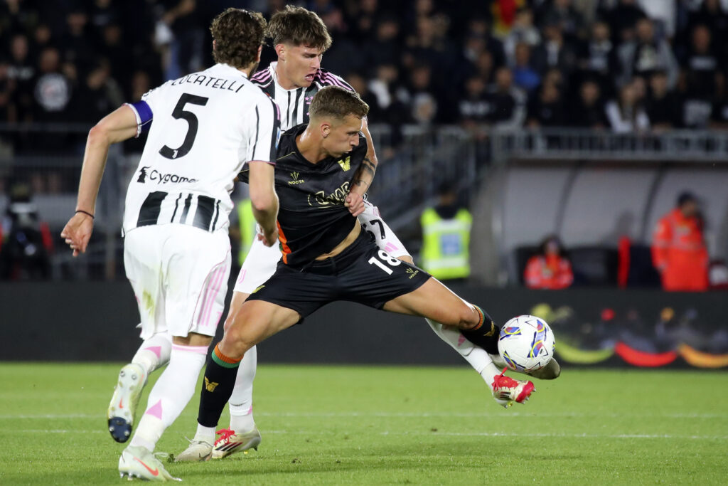 Venezia – Juventus, 1 2 all’intervallo Venezia – Juventus, 1 2 all’intervallo