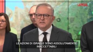Gaza, il premier australiano contro Israele: “Scandaloso il blocco degli aiuti”