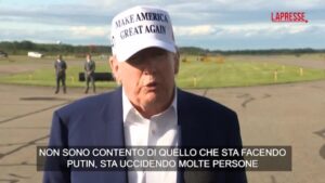 Ucraina, Trump: “Putin sta uccidendo molte persone, non capisco cosa gli sia successo”