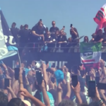 Festa scudetto Napoli, i campioni d’Italia sfilano sul lungomare: il video