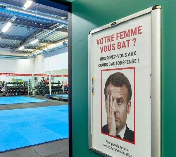 Macron e lo ‘schiaffo’ della moglie Brigitte: sui siti russi il presidente francese con un occhio nero