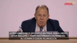 Ucraina, Lavrov: “Neutralità di Kiev condizione fondamentale”