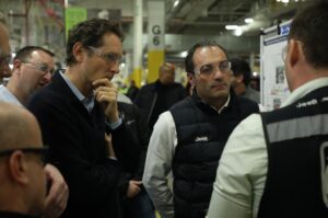 Antonio Filosa, il nuovo Ceo di Stellantis, insieme a John Elkann
