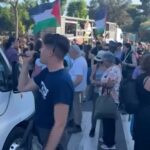 Roma, corteo Dl Sicurezza: manifestanti pro-Gaza occupano percorso Giro d’Italia