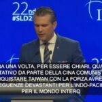 Hegseth: “Cina si prepara a prendere il controllo di Taiwan”