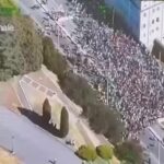 Corteo contro Dl Sicurezza a Roma, la manifestazione vista dall’alto