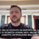 Ucraina, Zelensky: “Fatto operazione brillante in territorio russo”