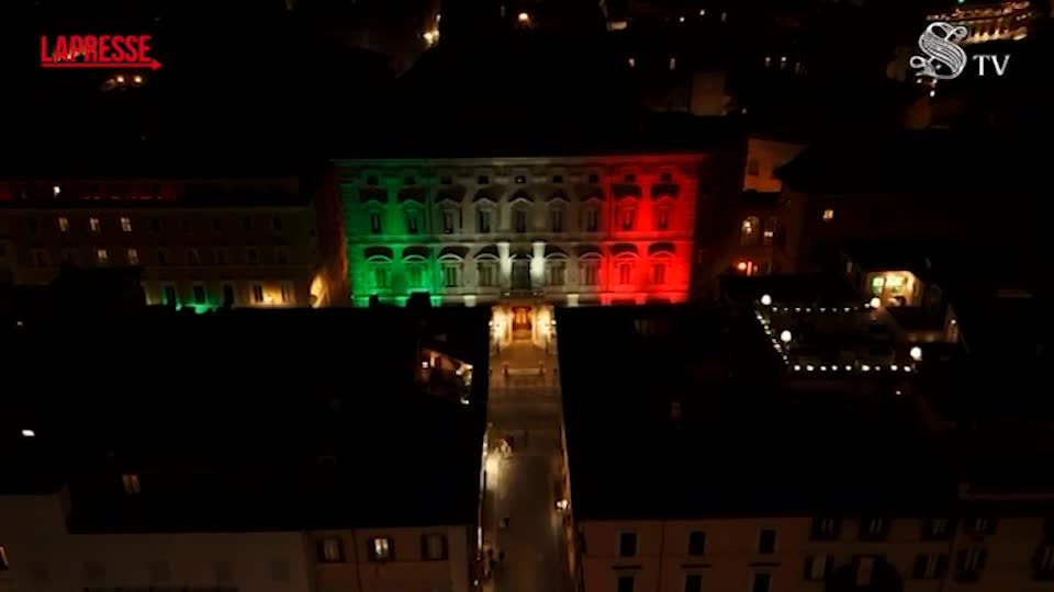 2 giugno, il Senato illuminato con il Tricolore 2 giugno, il Senato illuminato con il Tricolore