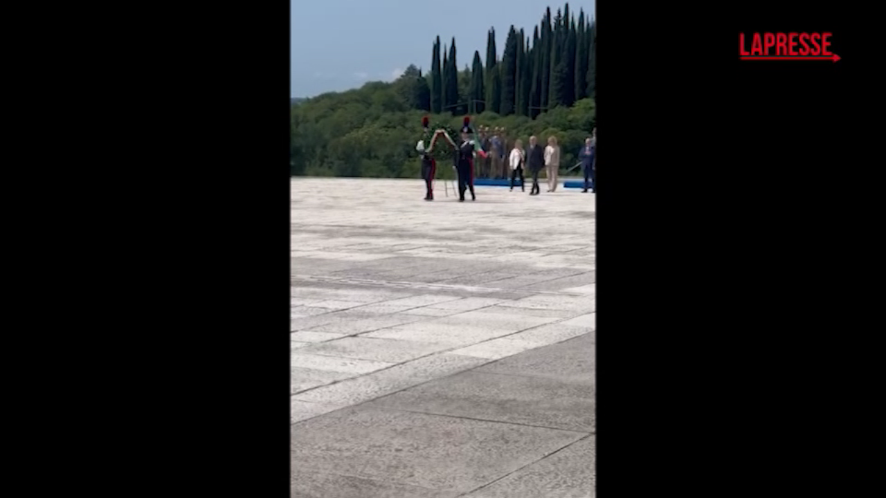 2 giugno: Nordio al Sacrario Militare di Redipuglia 2 giugno: Nordio al Sacrario Militare di Redipuglia