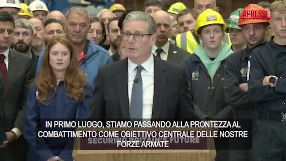 regno unito starmer annuncia piano riarmo dobbiamo essere pronti alla guerra