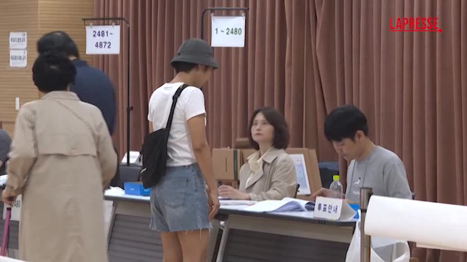 sud corea si vota per scegliere il nuovo presidente