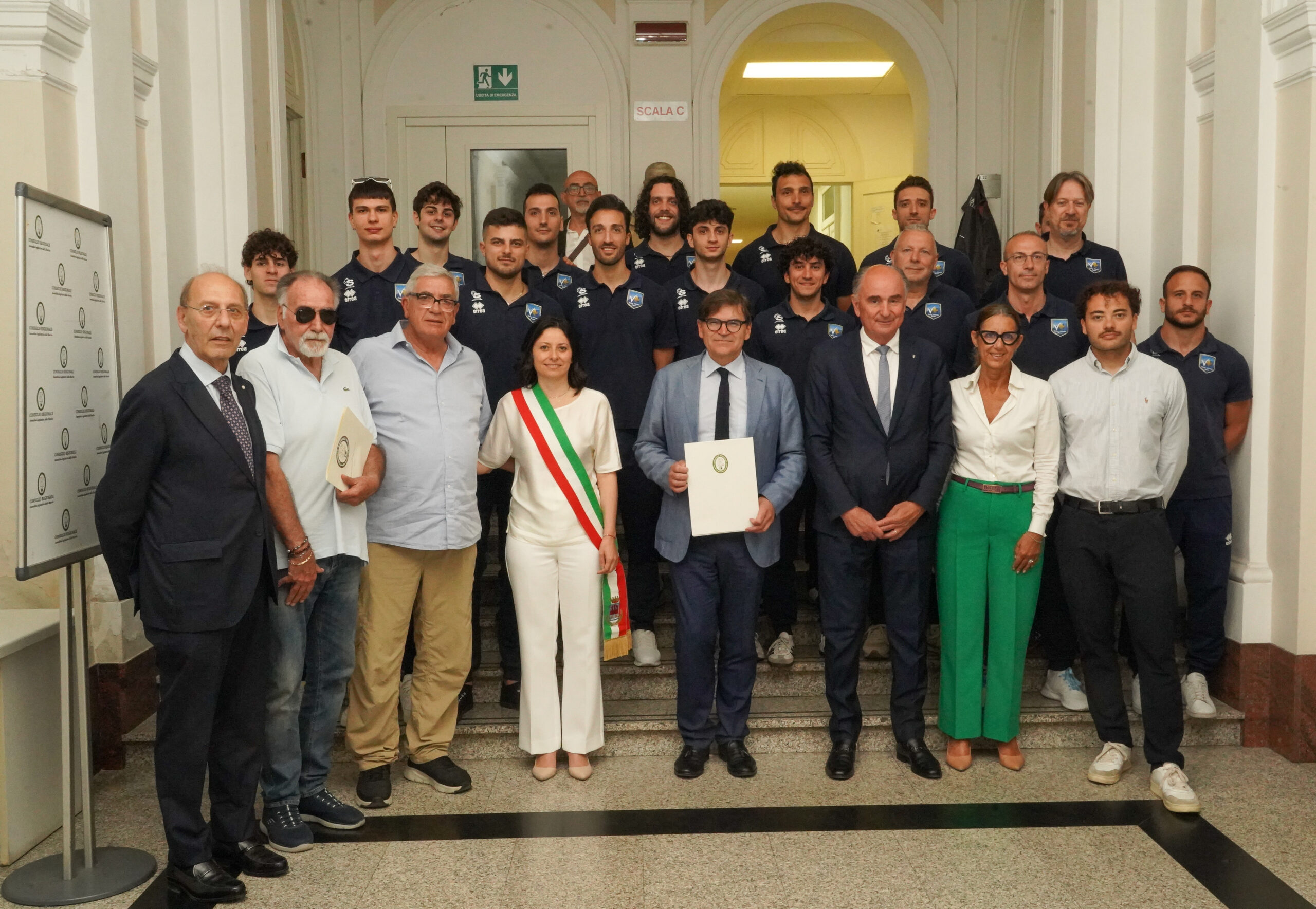 Consiglio Marche, encomio alla Nef Re Salmone Volley Libertas di Osimo