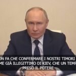 Ucraina, Putin: “Kiev vuole cessate il fuoco per armarsi”