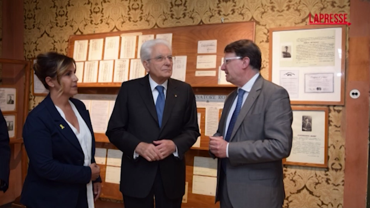 mattarella visita il museo di via tasso balzani ci ha incoraggiati a proseguire