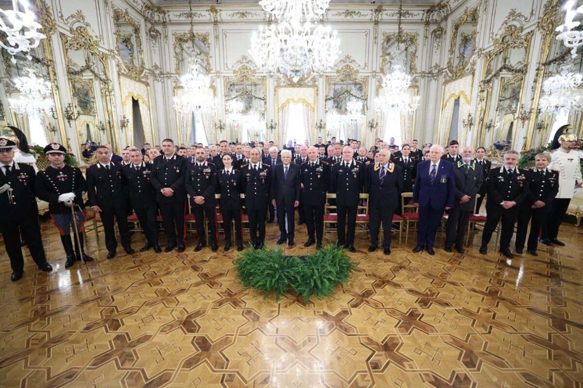 Giornata nazionale dell’Arma dei Carabinieri, Mattarella riceve il Generale Luongo al Quirinale