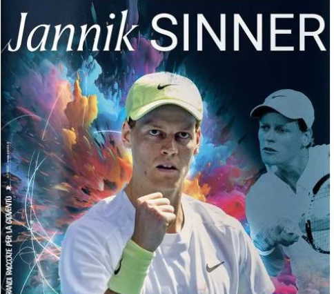 Sinner: il primo album di Panini dedicato al numero uno del tennis Sinner: il primo album di Panini dedicato al numero uno del tennis