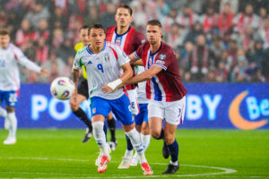 Norvegia-Italia 3-0, partita da incubo per gli azzurri