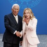 Ue, Meloni riceve Costa: focus su Ucraina, migranti e difesa europea