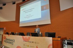 Bruno Frey, professore di Economia all’Università di Basilea, nella seconda giornata della Conferenza internazionale “Renaissance in Economics. Manifesto for New Economy”