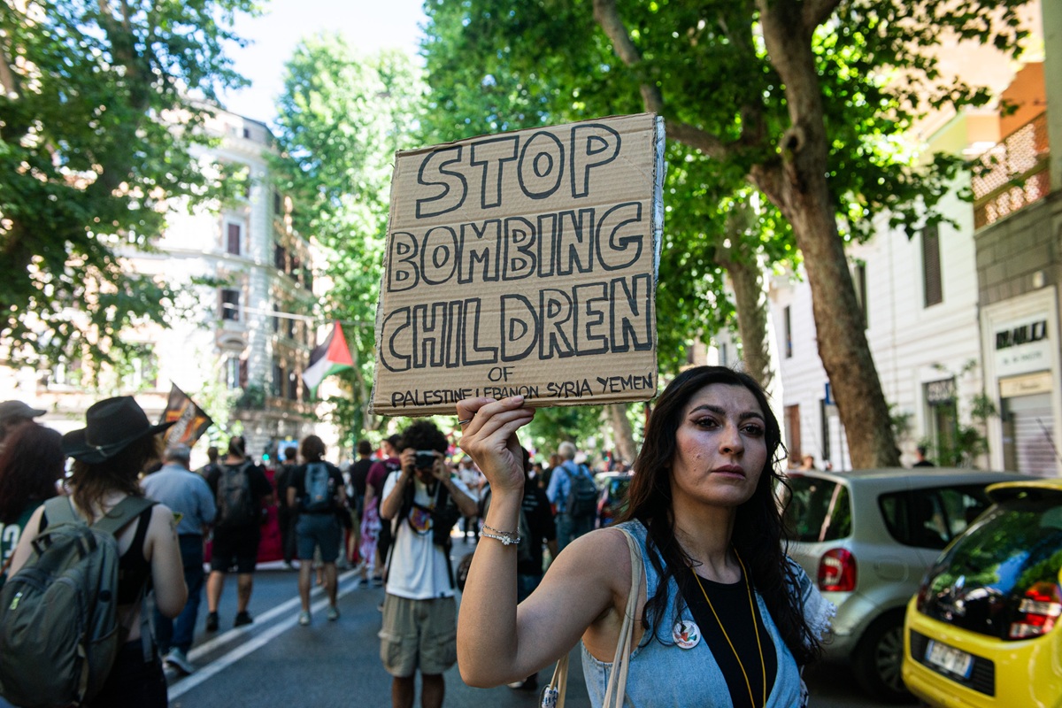 Gaza, Roma blindata per la manifestazione Gaza, Roma blindata per la manifestazione