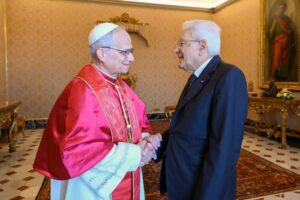 L'incontro tra Sergio Mattarella e Papa Leone XIV