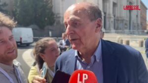 Manifestazione per Gaza, Bersani: “Il popolo del centrosinistra è qui”