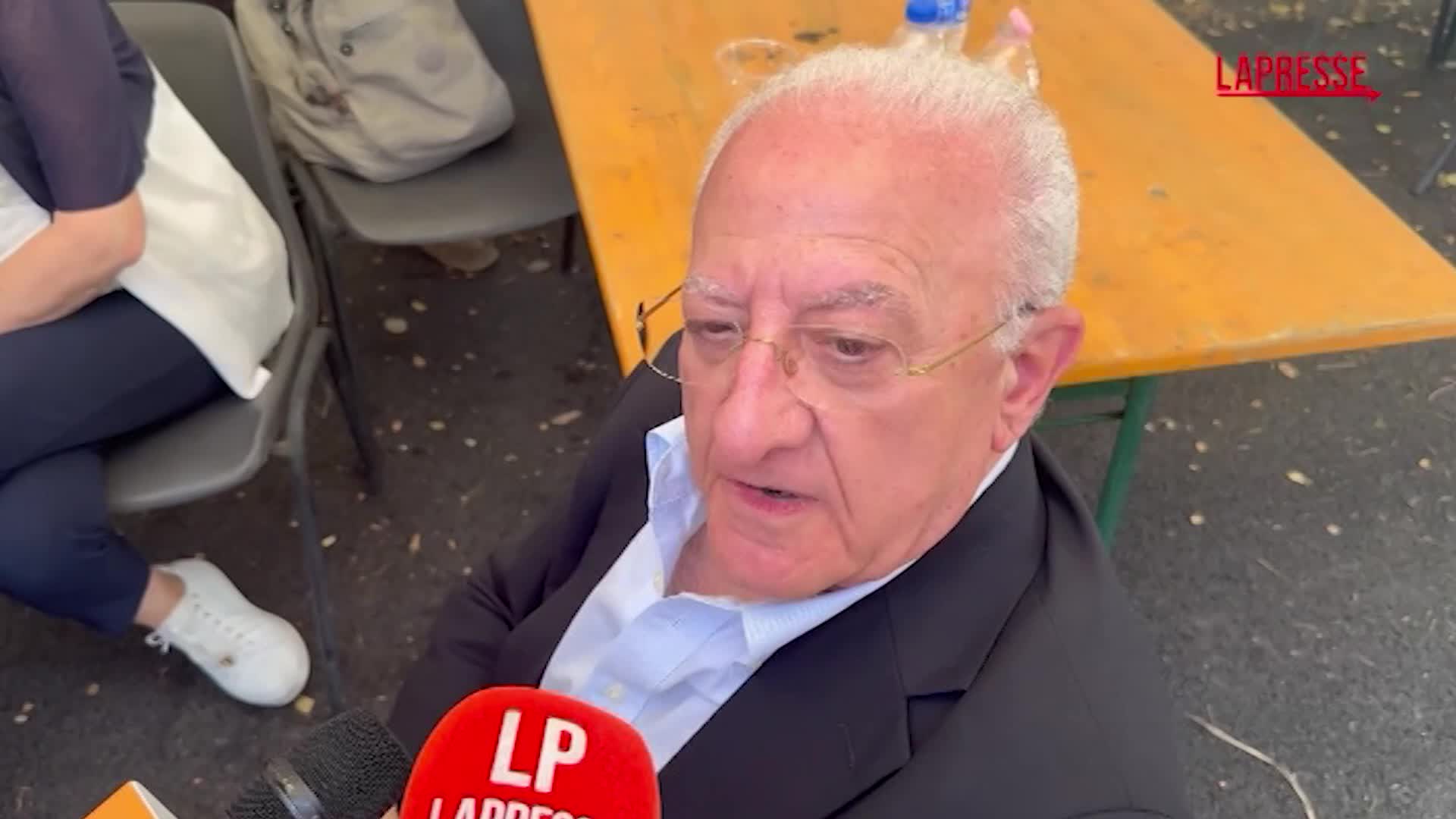 Manifestazione a Roma per Gaza, De Luca: “E’ genocidio, solo azzeccagarbugli possono negarlo” Manifestazione a Roma per Gaza, De Luca: “E’ genocidio, solo azzeccagarbugli possono negarlo”