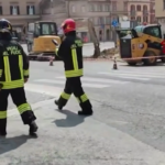 Macerata, fuga di gas durante lavori: l’intervento dei vigili del fuoco