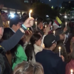 Attentato a Miguel Uribe Turbay, veglia dei sostenitori del senatore colombiano