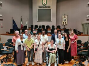 Marche, Consiglio: gemellaggio UniUrb-Leicester in visita all’Aula