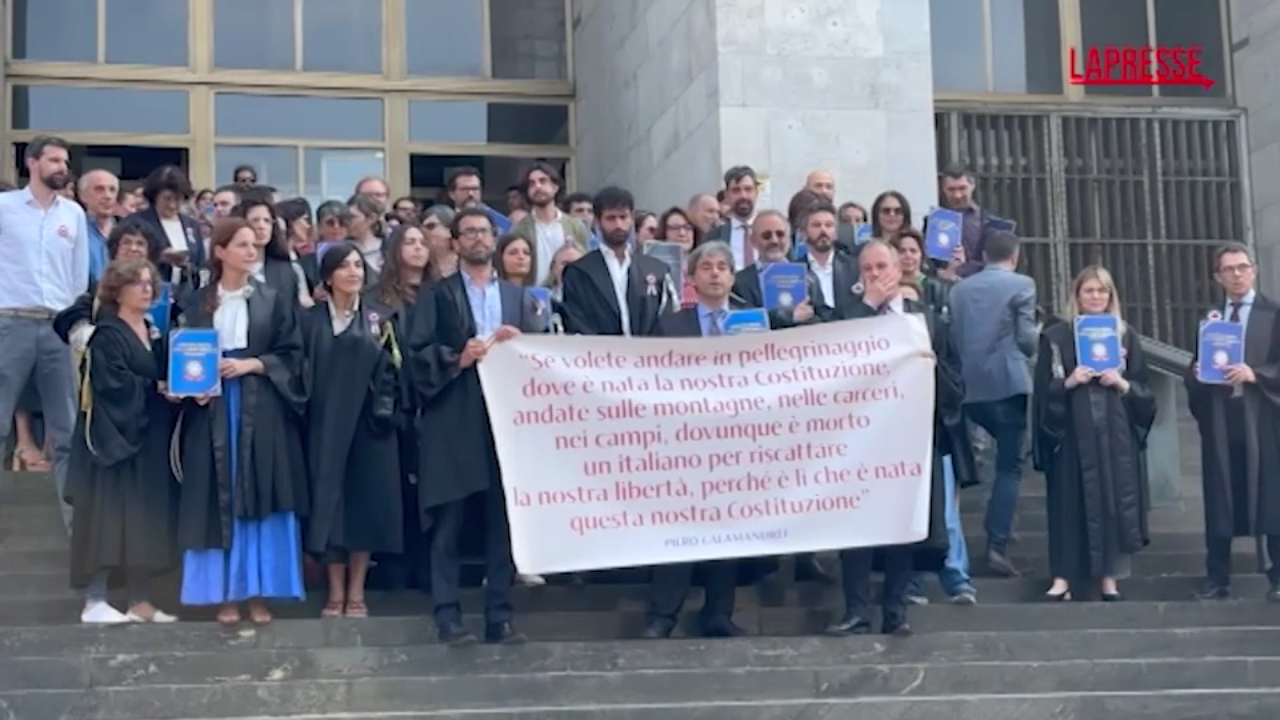 protesta dell8217anm a milano parodi riforma indebolisce giustizia e cittadini