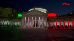 Napoli, nuova illuminazione a Piazza Plebiscito per i 2500 anni della città