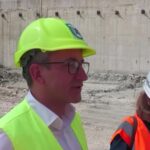 Marche, Baldelli al cantiere del nuovo Salesi: “Un ospedale si può costruire in 5 anni”