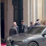 Nato, segretario Rutte arriva a palazzo Chigi da Meloni