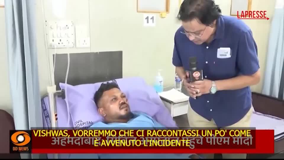 Aereo caduto India, il sopravvissuto: “Non so come mi sono salvato” Aereo caduto India, il sopravvissuto: “Non so come mi sono salvato”