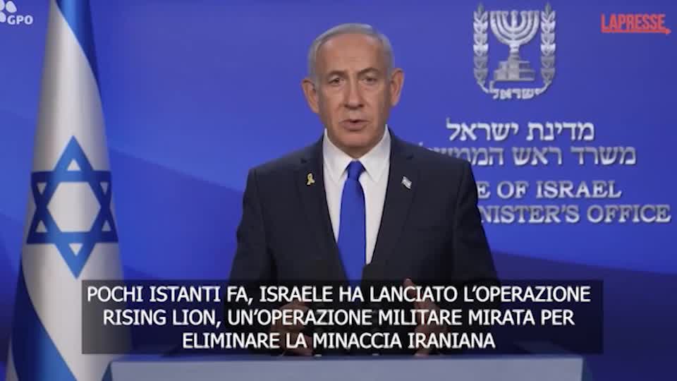 Israele attacca Iran, Netanyahu: “Questa operazione andrà avanti per giorni” Israele attacca Iran, Netanyahu: “Questa operazione andrà avanti per giorni”