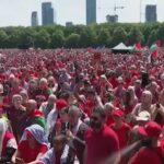 Protesta pro-Gaza a L’Aia: migliaia in piazza