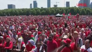 Protesta pro-Gaza a L’Aia: migliaia in piazza