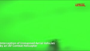 Israele, Idf diffonde video di droni iraniani intercettati