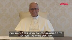 Papa Leone XIV sul maxischermo dei White Sox: “Portiamo la pace nel mondo”